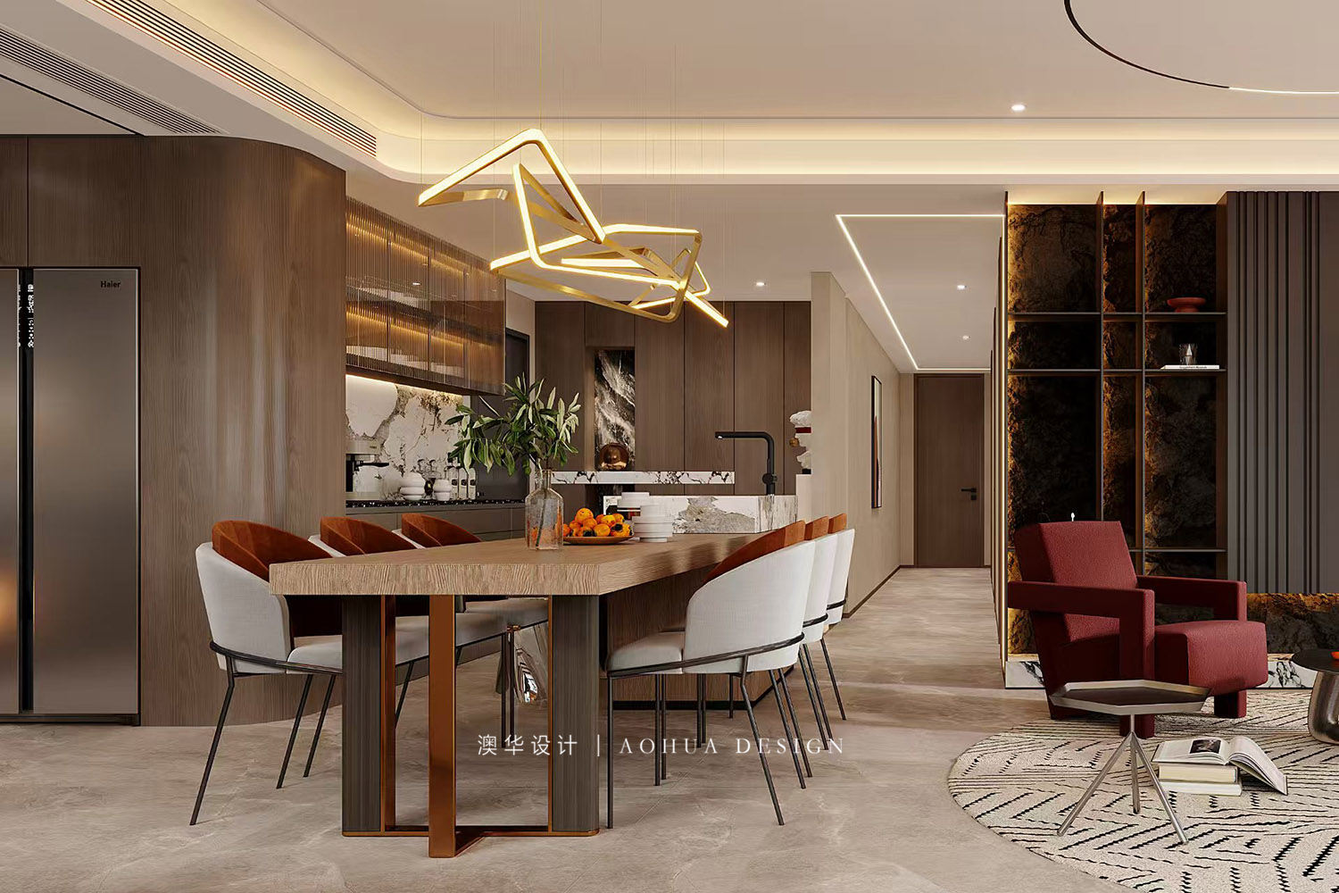 城投聯(lián)投譽江南裝修,意式輕奢風格