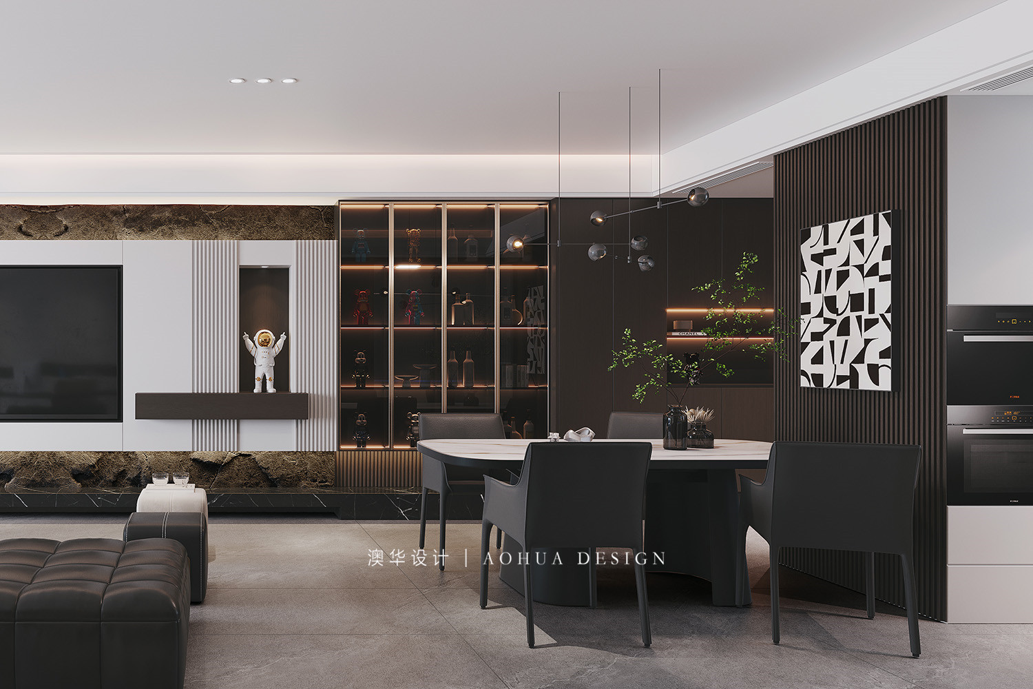 大戶型裝修,意式輕奢風(fēng)格