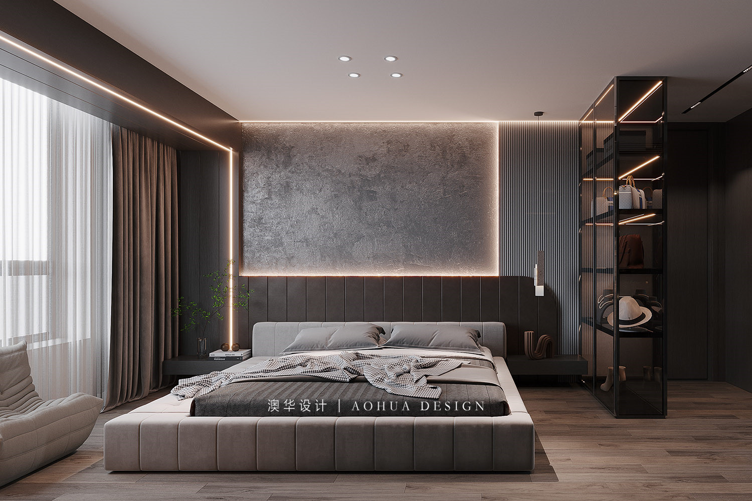 華僑城歡樂天際裝修,大平層裝修