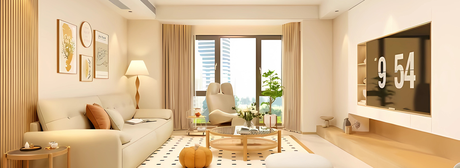 田園小區裝修,奶油田園風