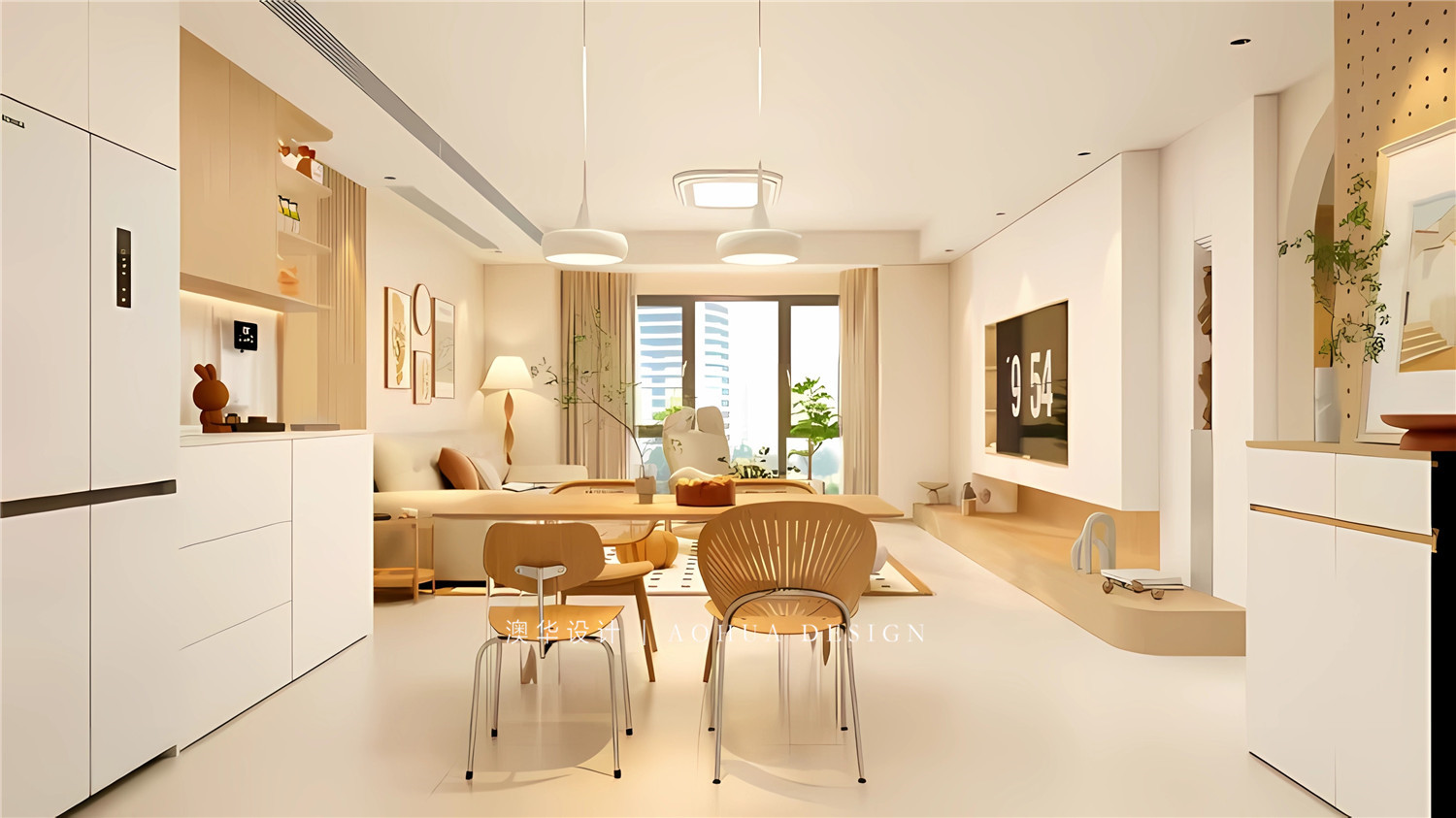 田園小區裝修,奶油田園風