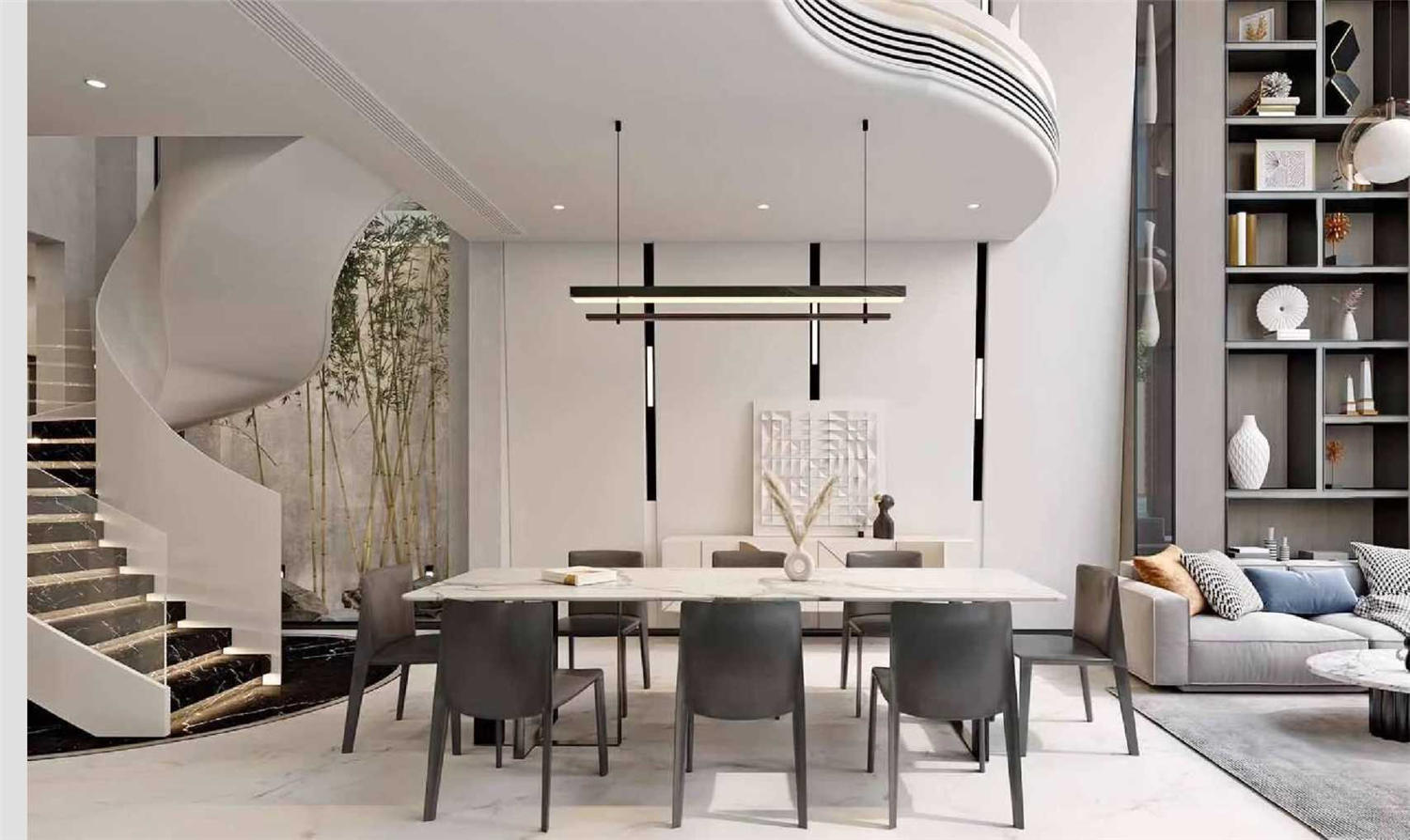 聯投花山郡裝修,武漢別墅裝修