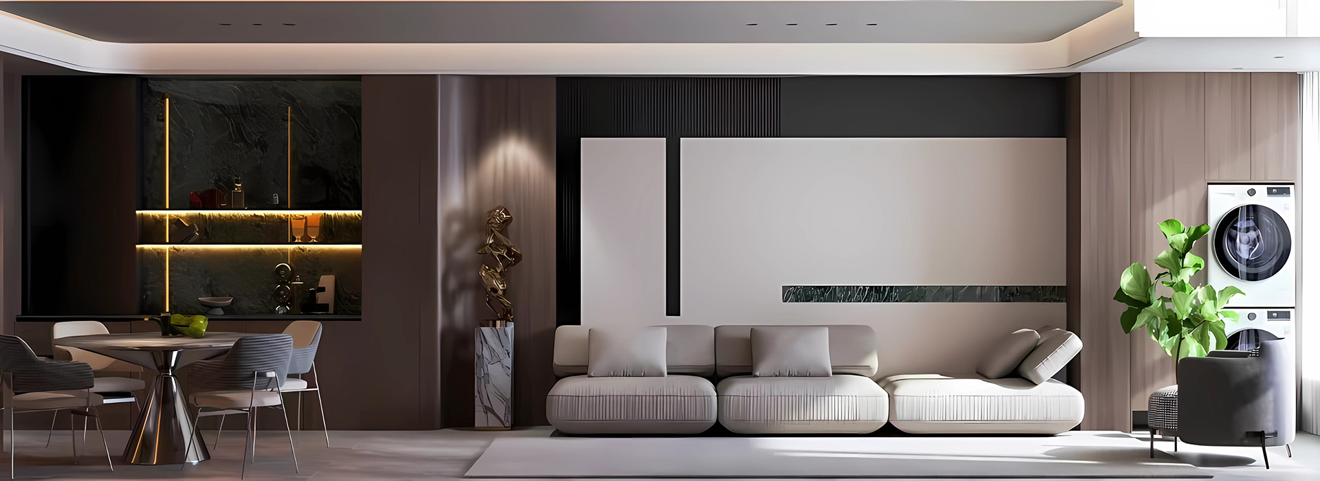 武漢潤府裝修,意式輕奢風格