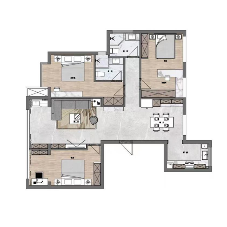 融創(chuàng)玖璽臺(tái)140㎡ 融創(chuàng)玖璽臺(tái)140㎡