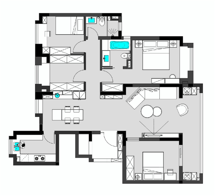 融創(chuàng)玖璽臺(tái)143㎡ 融創(chuàng)玖璽臺(tái)143㎡