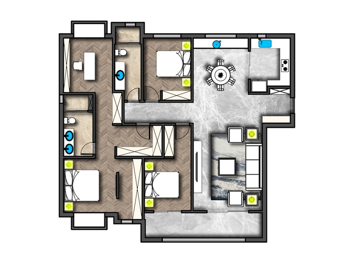 融創(chuàng)玖璽臺(tái)191㎡ 融創(chuàng)玖璽臺(tái)191㎡
