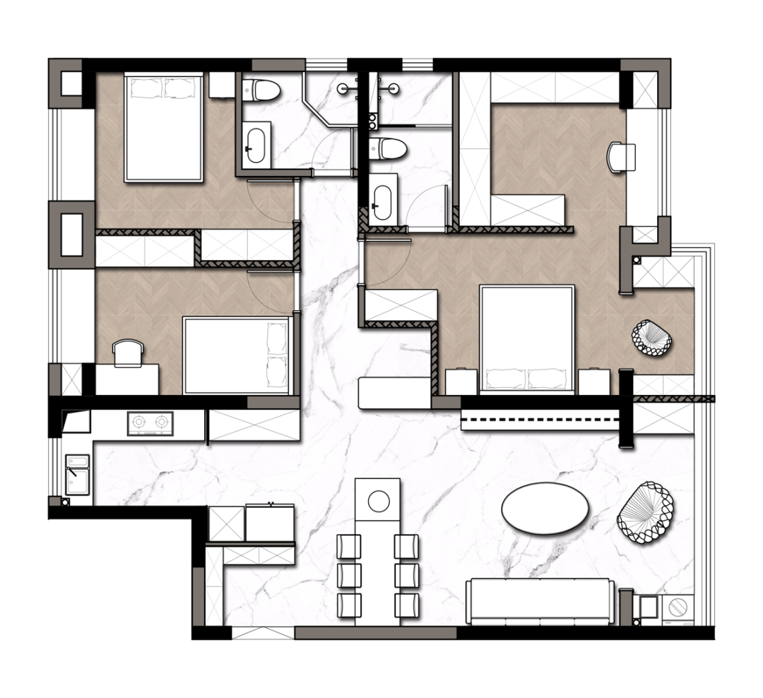 城投聯(lián)投江南岸140㎡ 城投聯(lián)投江南岸140㎡