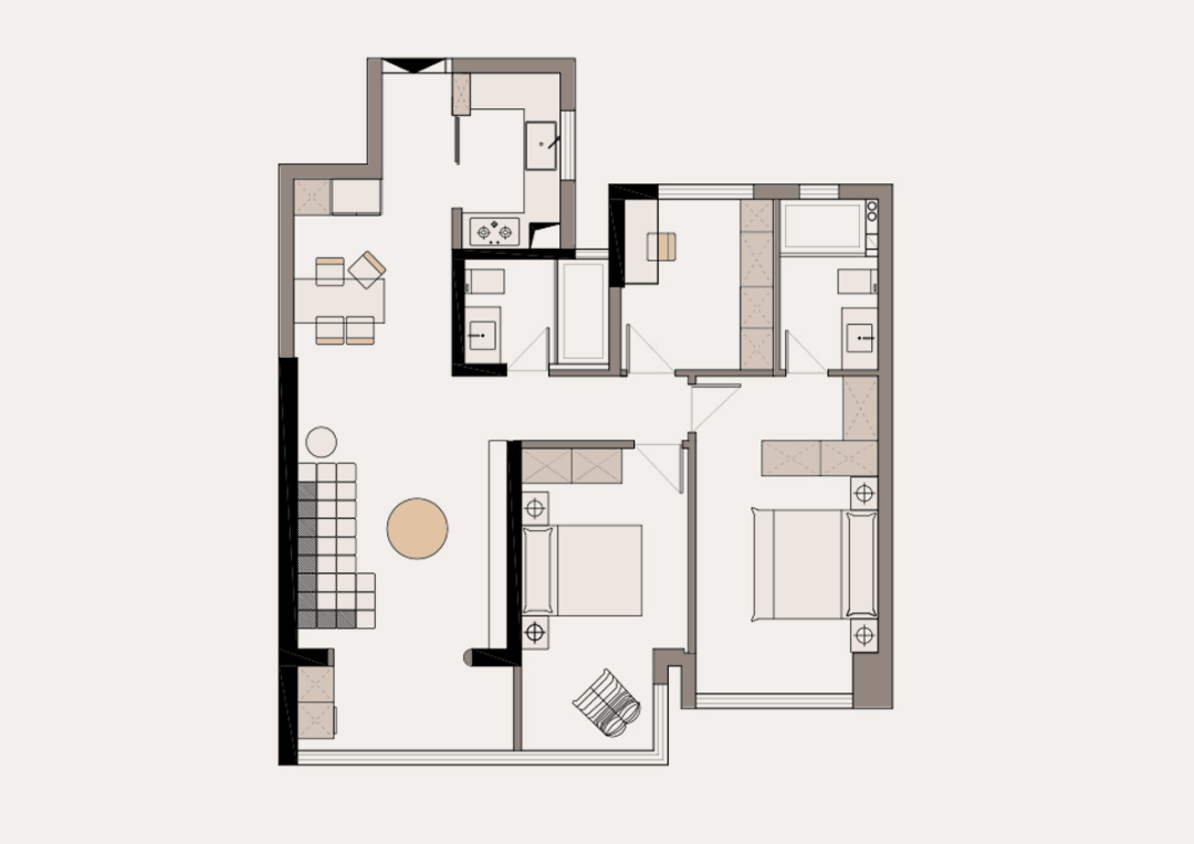 融創臨江府108㎡ 融創臨江府108㎡