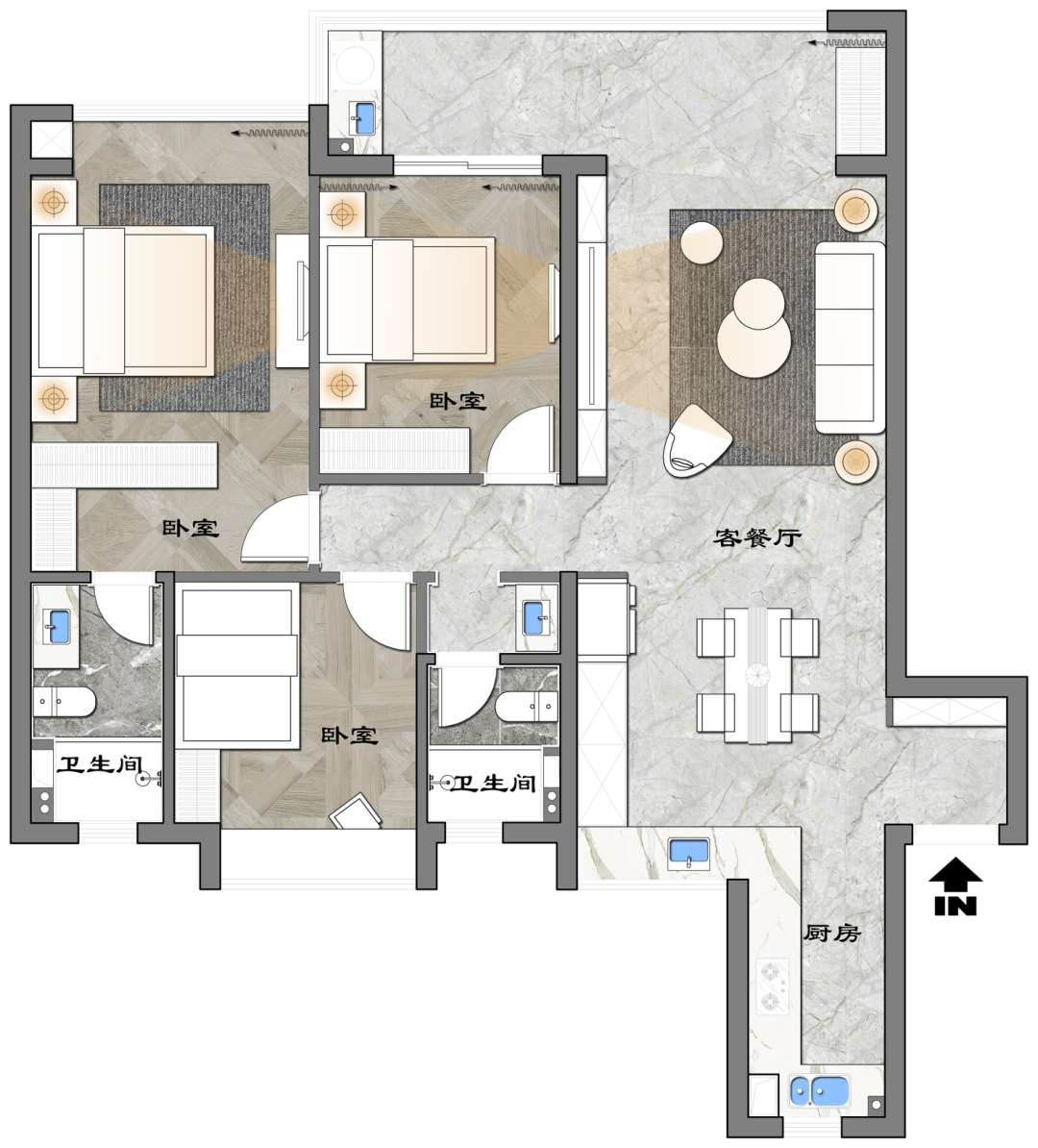 融創臨江府125㎡ 融創臨江府125㎡