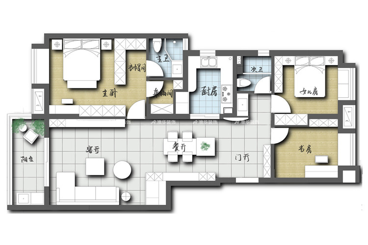 融創和平中心124㎡