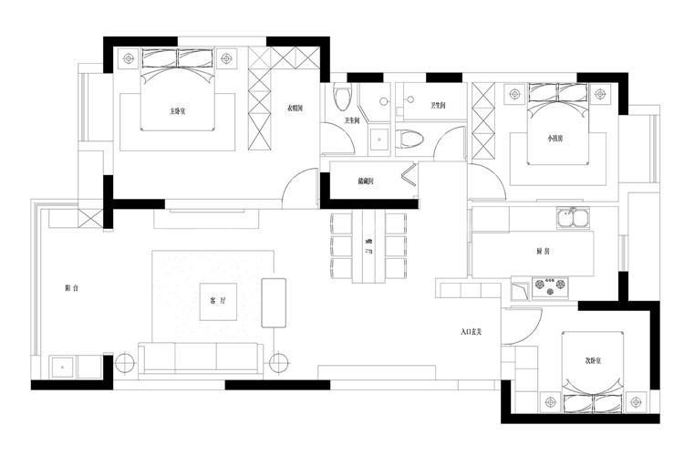 融創和平中心125㎡