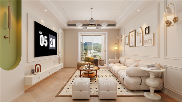 中建御景星城98㎡法式奶油 中建御景星城98㎡法式奶油