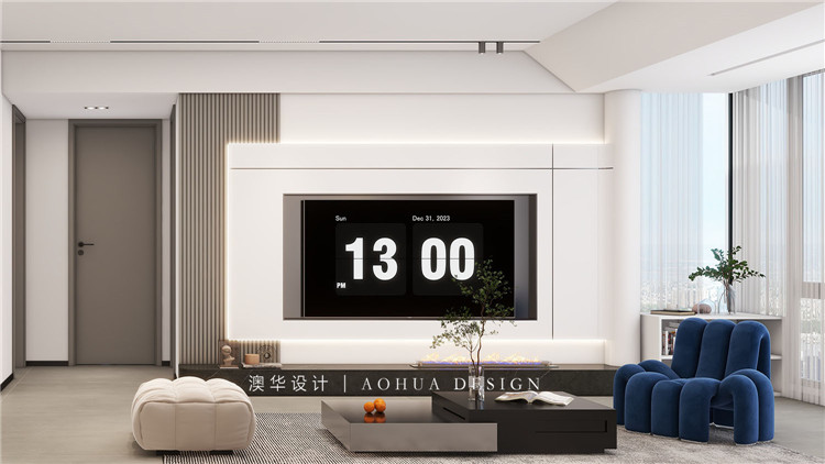 城市大廈130㎡現代黑白灰 城市大廈130㎡現代黑白灰