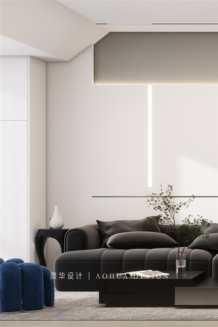 城市大廈130㎡現代黑白灰 城市大廈130㎡現代黑白灰