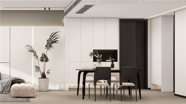 城市大廈130㎡現代黑白灰 城市大廈130㎡現代黑白灰