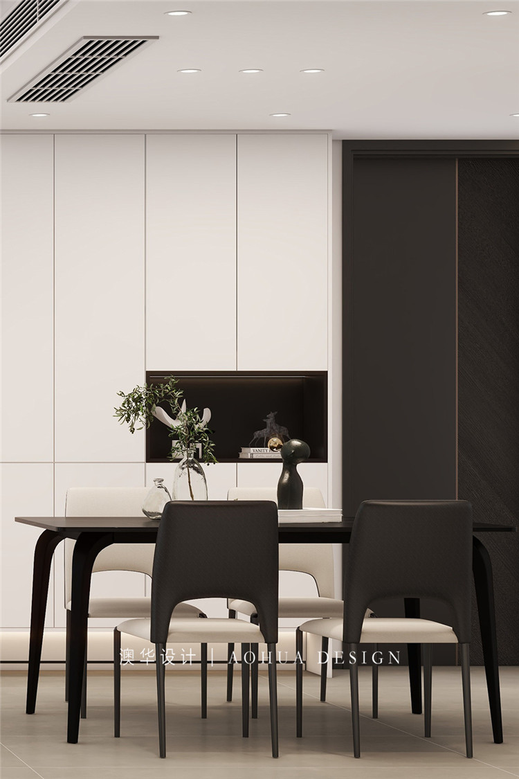 城市大廈130㎡現代黑白灰 城市大廈130㎡現代黑白灰