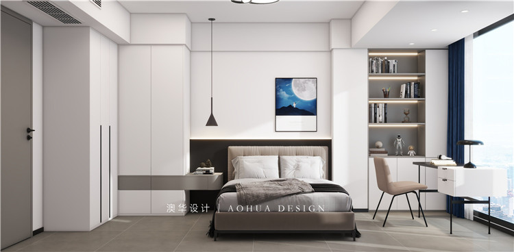 城市大廈130㎡現代黑白灰 城市大廈130㎡現代黑白灰