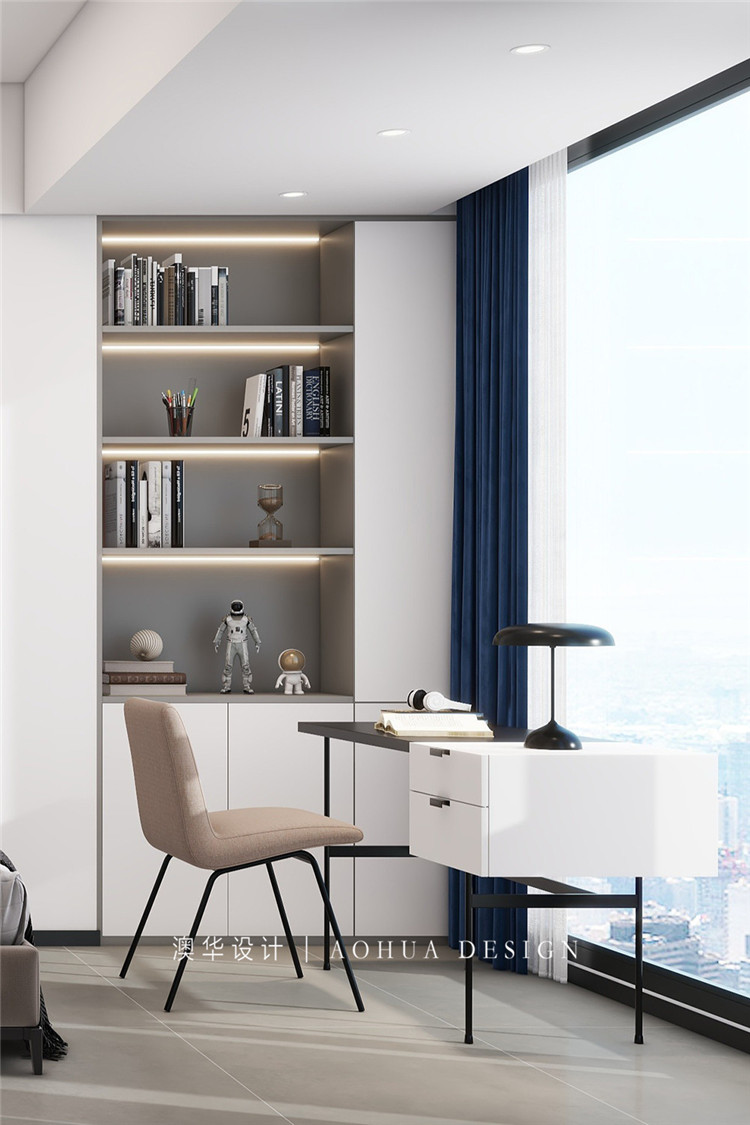 城市大廈130㎡現代黑白灰 城市大廈130㎡現代黑白灰