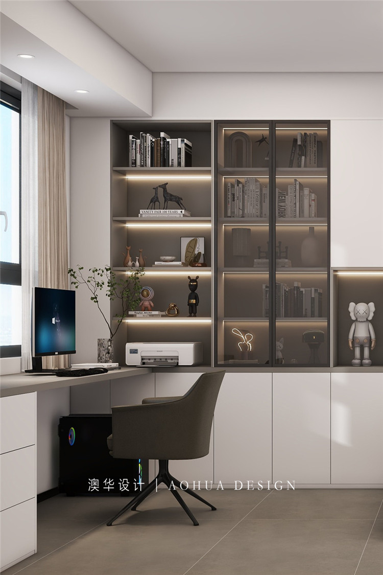 城市大廈130㎡現代黑白灰 城市大廈130㎡現代黑白灰